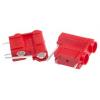 RS PRO Testovací zásuvka, 4 mm, 50V, 10A, Červená, Vnitřní zásuvný modul, materiál kontaktu: Mosaz, délka: 29.7 mm,