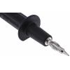 Zkušební sonda, 1 kV, Černá S pružinou, 4 mm Staubli 4 mm 32A
