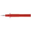Zkušební sonda, 1 kV, Červená S pružinou, 4 mm Staubli 4 mm 32A