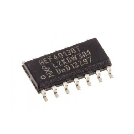 IO klopný HEF4013BT,652 dvojitý, počet kolíků: 14, SOIC