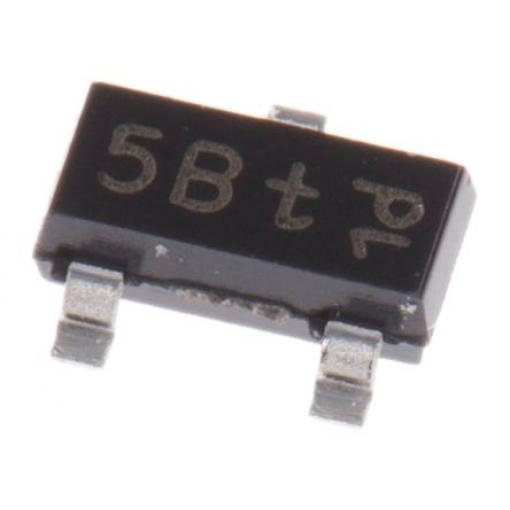 Nexperia Tranzistor -500 mA PnP -45 V, SOT-23, počet kolíků: 3 kolíkový Jednoduchý
