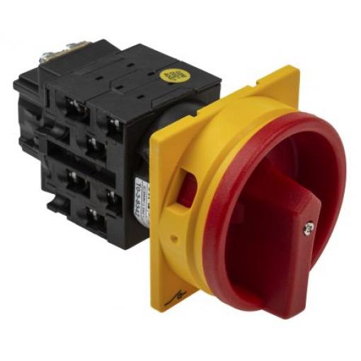 Eaton Oddělovací (hlavní) vypínač, rozsah: T0-3 6pólový Montáž do panelu IP65 100 A 5.5 kW