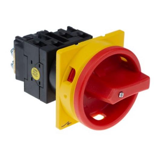 Eaton Oddělovací (hlavní) vypínač, rozsah: T0-2 3pólový Montáž do panelu IP65 190 A 5.5 kW