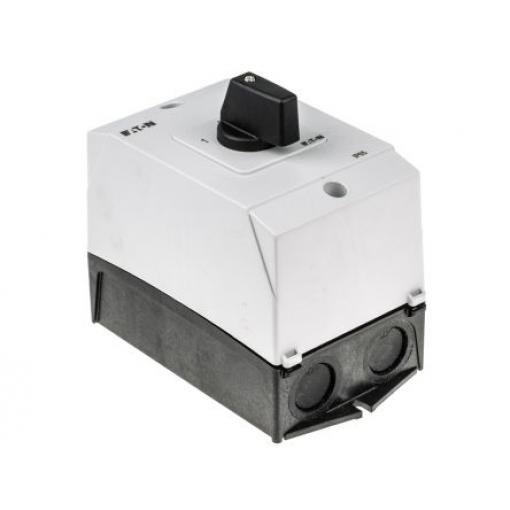 Eaton Oddělovací (hlavní) vypínač, rozsah: T0-3 3pólový Povrchová montáž IP65 100 A 5.5 kW