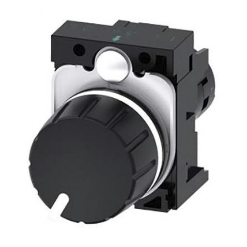 Tlačítková hlava Potenciometr Tlačítková hlava, řada: SIRIUS ACT 0.5 W 3SU1200-2PT10-1AA0 Rotační Siemens