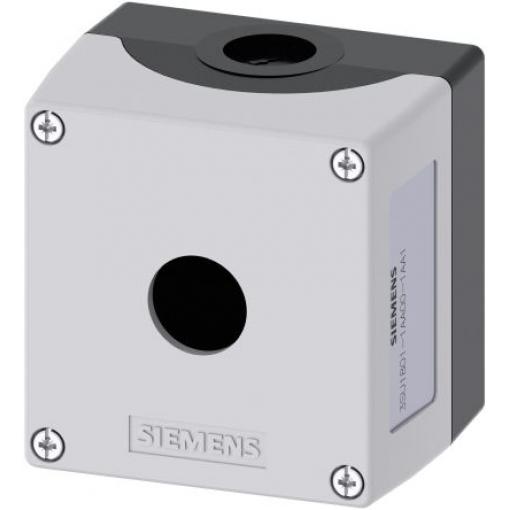 Pouzdro tlačítka, řada: SIRIUS ACT, průměr výřezu: 22 mm Šedá Plastové Siemens, počet výřezů: 1
