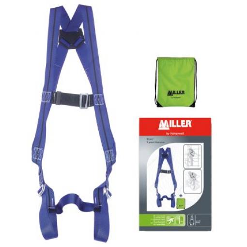 Bezpečnostní postroj 1031438, nastavitelné popruhy: Hrudník, Noha Průchozí Honeywell Safety Univerzální 100 kg