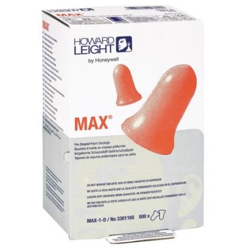 Honeywell Safety Ušní zátky, řada: Max LS-500 Jednorázový, Červená, Polyuretan 37 dB CE 500