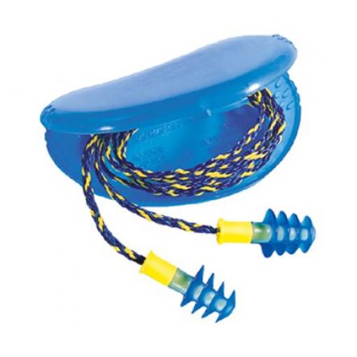 Honeywell Safety Ušní zátky Opakovaně použitelné, Žlutá, Modrá, Termoplastický elastomer 28 dB CE 50