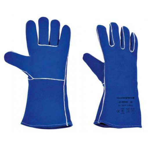 Honeywell Safety Svářečské rukavice Modrá EN 388, EN 420, EN 12477, EN 407 Semiš - štípaná useň Ano Ano Kůže Ano Ano Ne