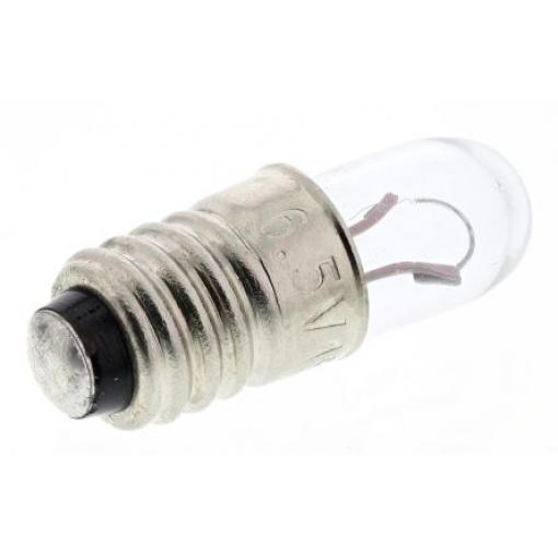 RS PRO Indikátor, objímka žárovky: E5, barva čočky: Čirá, 6.5 V 150mA 2500 h
