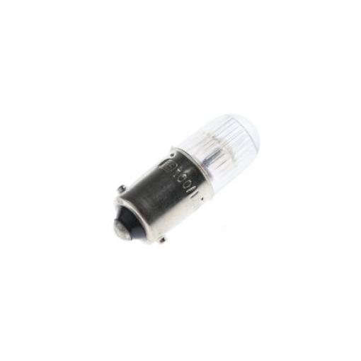 RS PRO Kontrolka barva světla Červená, objímka žárovky: BA9, průměr: 10 mm, 110/125 V dc