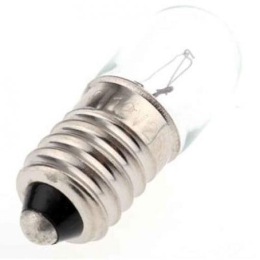 RS PRO Indikátor, objímka žárovky: E10, barva čočky: Čirá, 12 V 250mA 3000 h