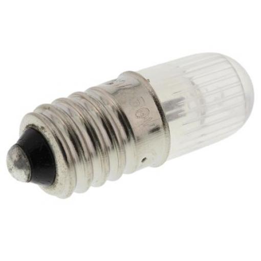 RS PRO Kontrolka barva světla Červená, objímka žárovky: E10, průměr: 10 mm