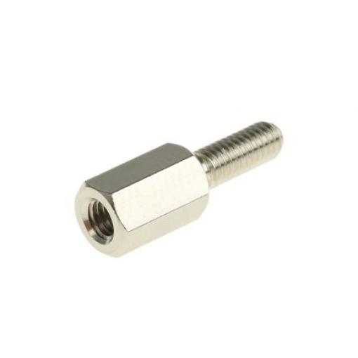 Distanční vložka M3 Šestihranný 304308040050 8 mm, Mosaz 8 mm M3 Essentra