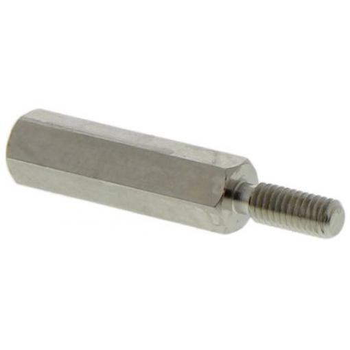 Distanční vložka M3 Šestihranný 304318040050 18 mm, Mosaz 8 mm M3 Essentra