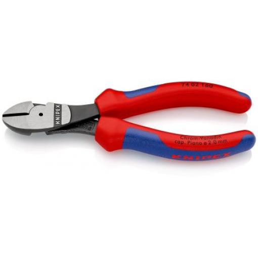 Boční řezačka, celková délka: 160 mm, Vícesložková rukojeť S kuželkou, Bimetal s 10mm dlouhými čelistmi kapacita řezání
