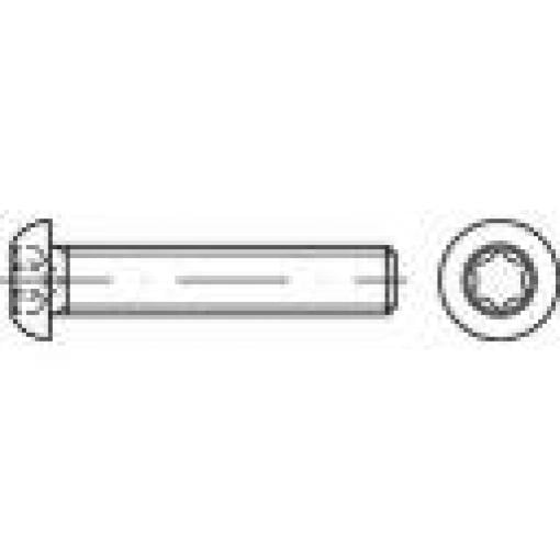TOOLCRAFT 148239 čočkový šroub M6 16 mm T profil ocel galvanizováno zinkem 500 ks