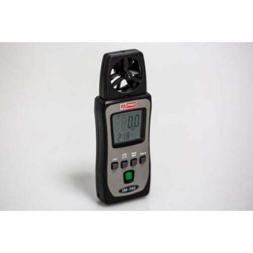 RS PRO Anemometr Rychlost vzduchu, Teplota, číslo modelu: IM-740, typ sondy: Rotační lopatkové 25 m/s
