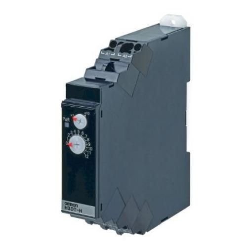 Omron Časovací relé, řada: H3DT Lišta DIN SPDT 2kontaktové 240 V dc 100/120 V ac 1 funkce Šroub 1 to 120 s