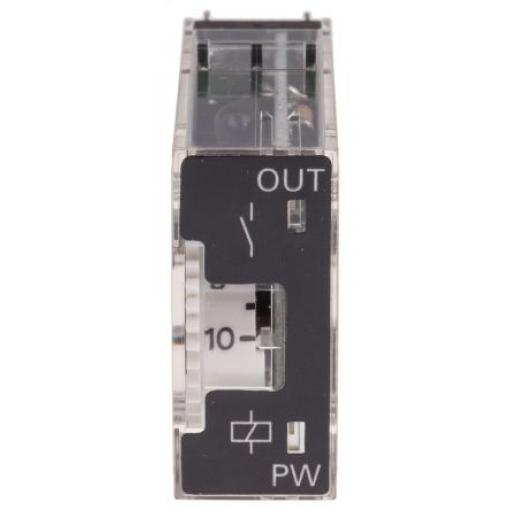 Omron Časovací relé, řada: H3RN Panel DPST 2kontaktové 12 to 24 V dc 24 V ac Multifunkční funkce zásuvné 0.1 s to 10 min