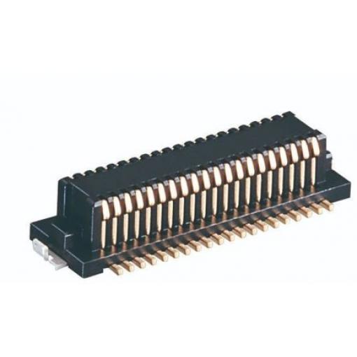 Patice PCB, řada: DF12, orientace těla: Rovný, rozteč: 0.5 mm Deska-deska, počet kontaktů: 20, počet řad: 2, Povrch