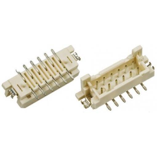 Konektor PCB, řada: DF11, Deska-Deska, Vodič-Deska, počet kontaktů: 4, počet řad: 2, rozteč: 2.0mm izolace pájením,