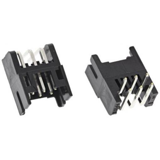 Hirose Konektor PCB, řada: DF11, Deska-deska, Vodič-deska, počet kontaktů: 6, počet řad: 2, rozteč: 2 mm, orientace