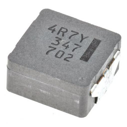 Drátový induktor pro povrchovou montáž, řada: ETQP5M 4.7 μH Ano materiál jádra Kovový kompozit, PCC-M SRF:100 kHz ±20 %