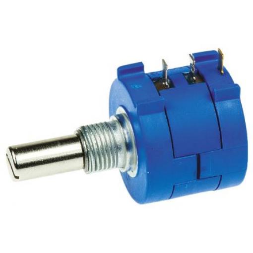 Potenciometr, průměr hřídele: 6.35 mm ±1,0 %otáčkový, řada: 3590 5 kΩ 5 % 2 W 3590S-2-502L Rotační, Montáž do panelu 1