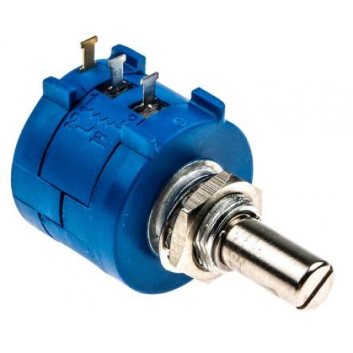 Potenciometr, průměr hřídele: 6.35 mm ±1,0 %otáčkový, řada: 3590 10 kΩ 5 % 2 W 3590S-2-103L Rotační, Montáž do panelu 1