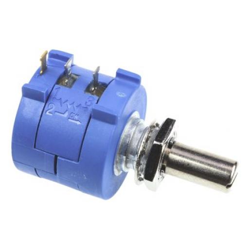 Potenciometr, průměr hřídele: 6.35 mm ±1,0 %otáčkový, řada: 3590 20 kΩ 5 % 2 W 3590S-2-203L Rotační, Montáž do panelu 1