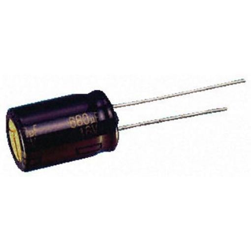 Kondenzátor, řada: FC Radial 180 μF ±20 % 98mΩ 100 V dc Radiální vedení, Radiální, Průchozí otvor AEC-Q200 Panasonic