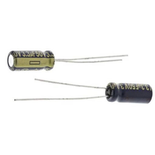 Kondenzátor, řada: FC Radial 3.3 μF ±20 % 50 V Panasonic