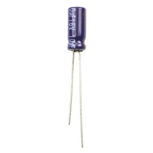 Kondenzátor, řada: MA 10 μF ±20 % 16 V dc Radiální vedení ECA1CM100, Radiální, Průchozí otvor AEC-Q200 Panasonic