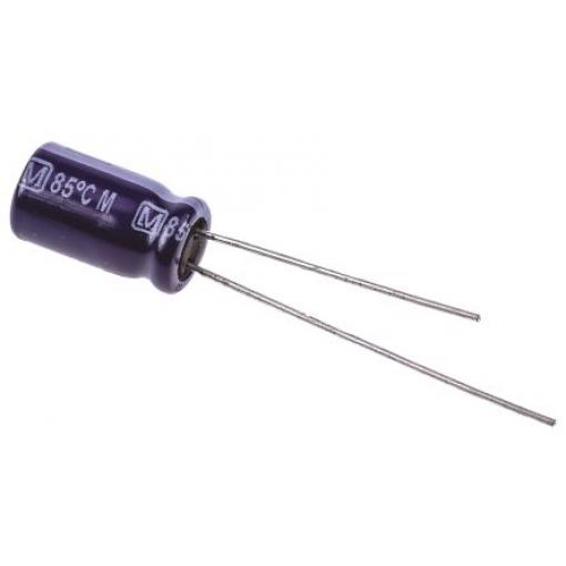 Kondenzátor, řada: MA 100 μF ±20 % 35 V dc Radiální vedení ECA1VM101, Radiální, Průchozí otvor AEC-Q200 Panasonic