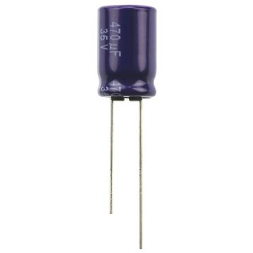 Hliníkový elektrolytický kondenzátor, řada: MA 470 μF ±20 % 35 V dc Radiální vedení, Průchozí otvor AEC-Q200 Panasonic