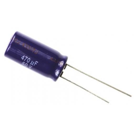 Kondenzátor, řada: MA 470 μF ±20 % 50 V dc Radiální vedení, Radiální, Průchozí otvor AEC-Q200 Panasonic