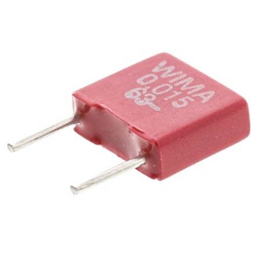 Vrstvové kondenzátory, řada: MKS2, Průchozí otvor 15 nF 40 V ac 63 V dc WIMA 0.5 mm