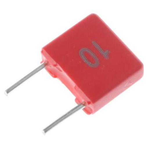 Vrstvové kondenzátory, řada: MKS2, Průchozí otvor 22 nF 63 V ac 100 V dc WIMA 0.5 mm
