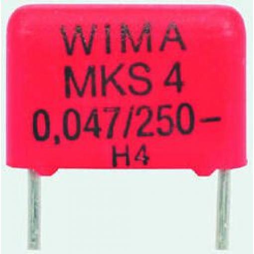 Vrstvové kondenzátory, řada: MKS4, Průchozí otvor 330 nF 40 V ac 63 V dc WIMA 0.5 mm