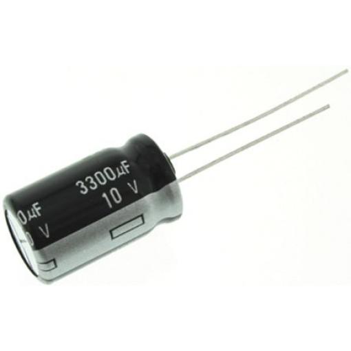 Kondenzátor, řada: NHG 3300 μF ±20 % 10 V dc Radiální vedení, Radiální, Průchozí otvor AEC-Q200 Panasonic