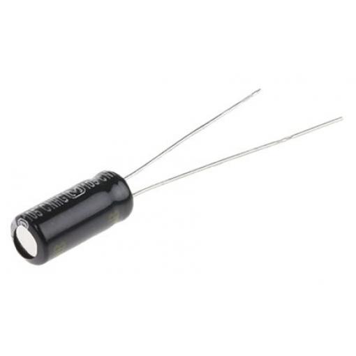 Kondenzátor, řada: NHG 2.2 μF ±20 % 50 V dc Radiální vedení ECA1HHG2R2, Radiální, Průchozí otvor AEC-Q200 Panasonic