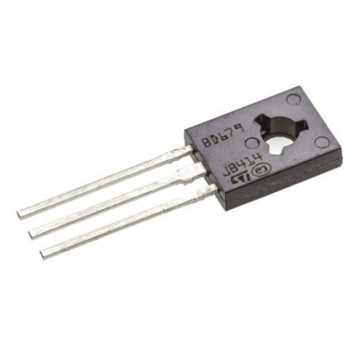 Renesas Electronics Tranzistor Darlington BD679 1 4 A NPN 80 V HFE:750, SOT-32, počet kolíků: 3 kolíkový