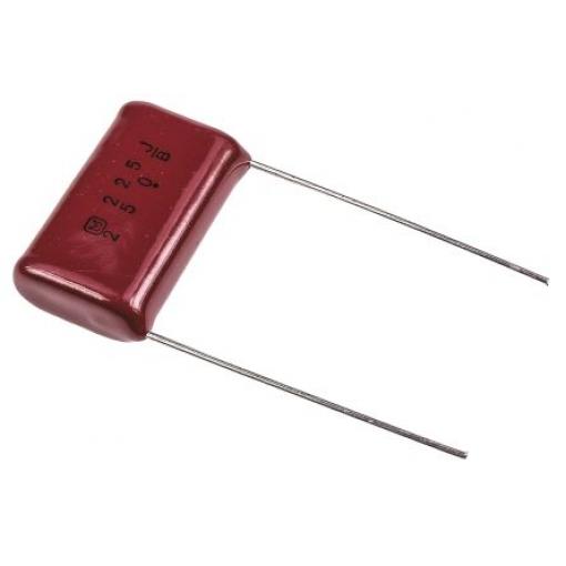 Vrstvové kondenzátory, řada: ECQE(F), Průchozí otvor 2.2 μF 250 V ac 250 V dc Panasonic AEC-Q200 0.8 mm
