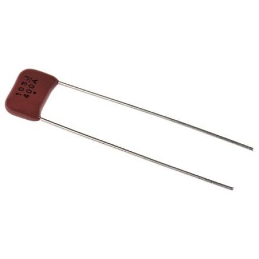 Vrstvové kondenzátory, řada: ECQE(F), Průchozí otvor 10 nF 400 V ac 400 V dc Panasonic AEC-Q200 0.6 mm