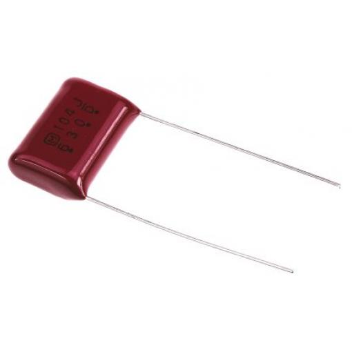 Vrstvové kondenzátory, řada: ECQE(F), Průchozí otvor 100 nF 630 V ac 630 V dc Panasonic AEC-Q200 0.6 mm