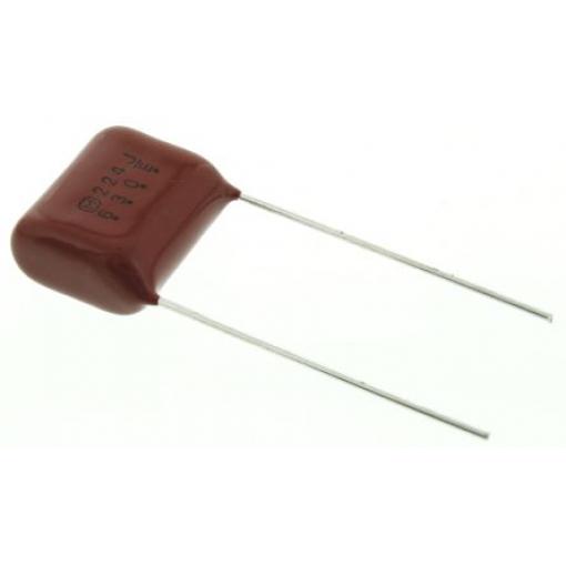 Vrstvové kondenzátory, řada: ECQE(F), Průchozí otvor 220 nF 630 V ac 630 V dc Panasonic AEC-Q200 0.8 mm