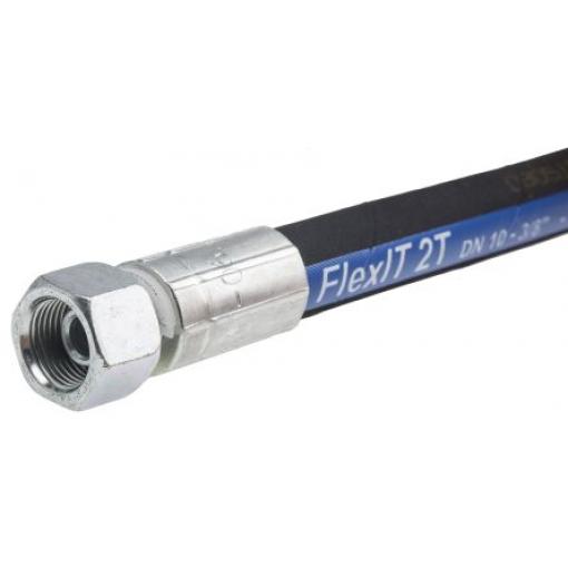 RS PRO Sestava hydraulických hadic, celková délka: 758 mm Syntetická pryž, max. tlak: 330 bar, teplotní rozsah: 100 °C,
