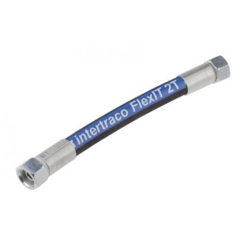 RS PRO Sestava hydraulických hadic, celková délka: 256 mm Syntetická pryž, max. tlak: 275 bar, teplotní rozsah: 100 °C,